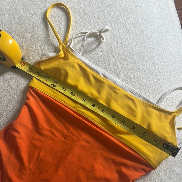 Anne Cole Yellow and White Swimwear - Picture 5 of 5